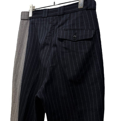 Yohji Yamamoto 96AW Bleached Stripe Suspender Pants Size M