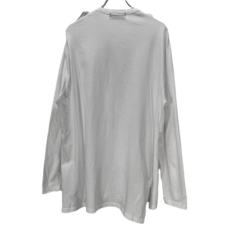 Yohji Yamamoto 22AW Cotton Henley Long Sleeve T-Shirt Size 3
