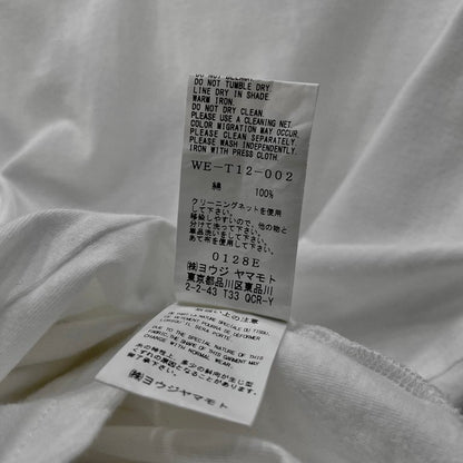 Yohji Yamamoto 22AW Cotton Henley Long Sleeve T-Shirt Size 3