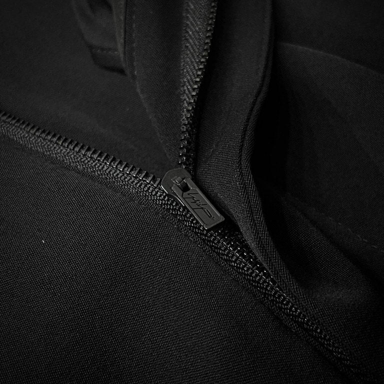 Yohji Yamamoto 16AW Wool Doeskin 3-Tuck Side Tape Pants Size 2
