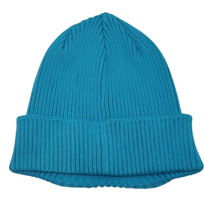 C.P. Company Blue Cotton Goggle Beanie Size UNI