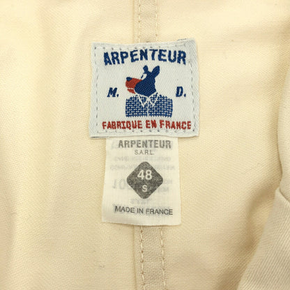 ARPENTEUR French Work Jacket Ivory Cotton Size 48