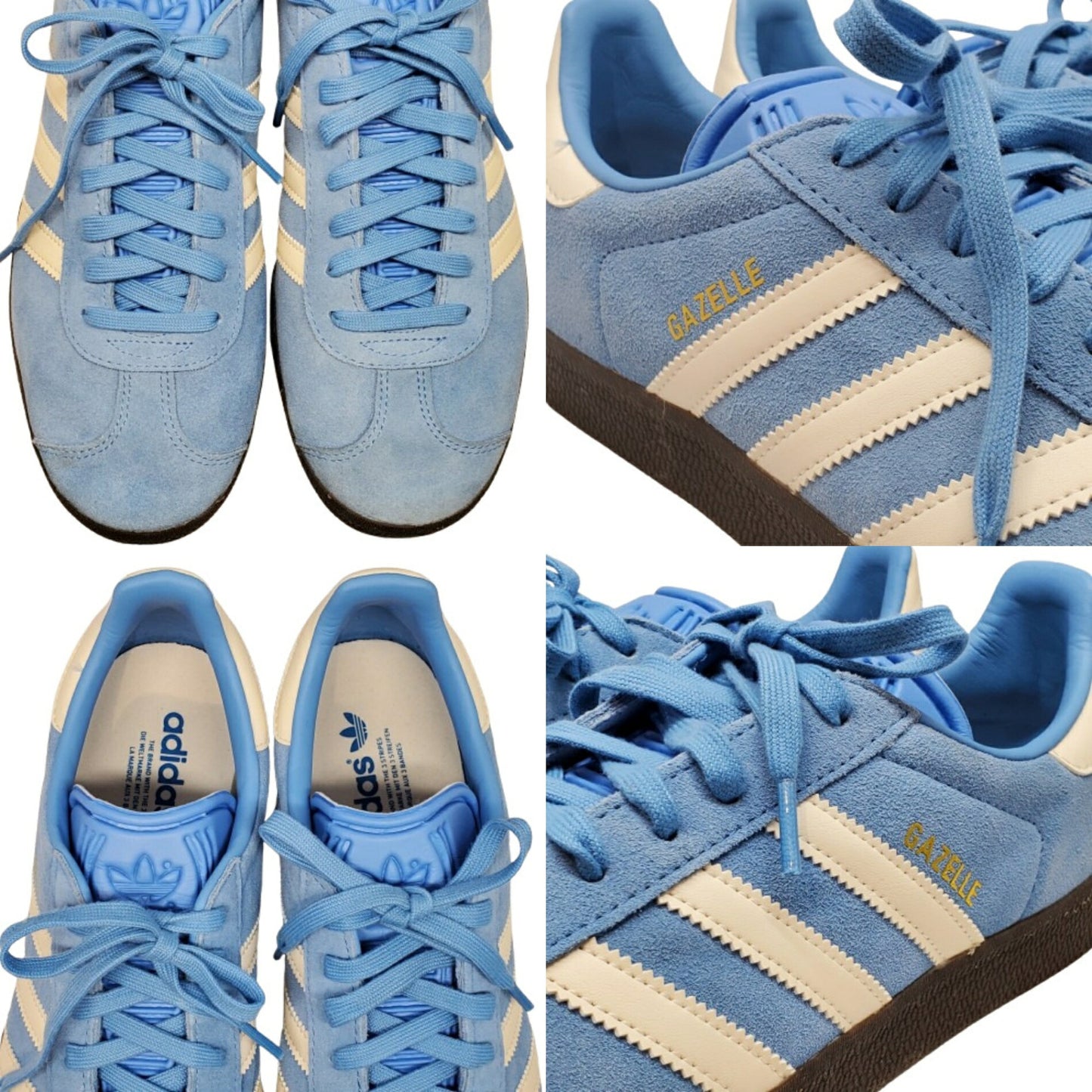 adidas Gazelle ID6104 Low-Top Sneakers Blue Size 28.0