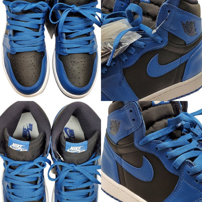 NIKE Air Jordan 1 High OG Dark Blue Sneakers Size 26.5