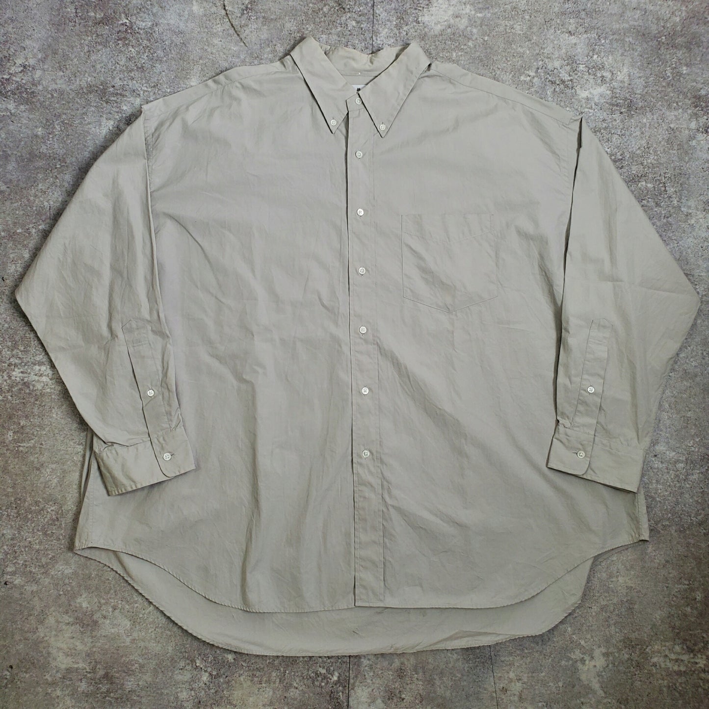 Graphpaper 20AW Thomas Mason Oversized Collar Shirt Size F