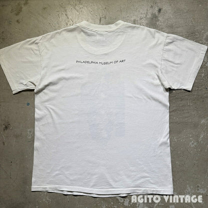 Constantin Brancusi 90s Infinity Column T-Shirt White Size L