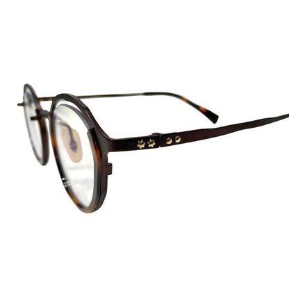 MASAHIROMARUYAMA 2020 Havana Titanium Glasses Brown Size 45