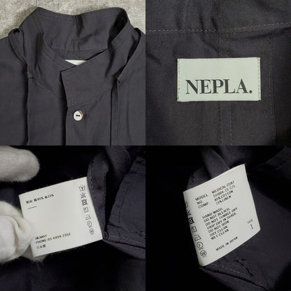 Vintage NEPLA Cotton Linen Blend Medical Long Coat Size 1