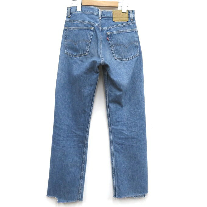 Levi's 501 USA Valencia Cut-off Indigo Jeans Size W28