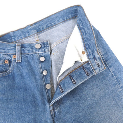 Levi's 501 USA Valencia Cut-off Indigo Jeans Size W28
