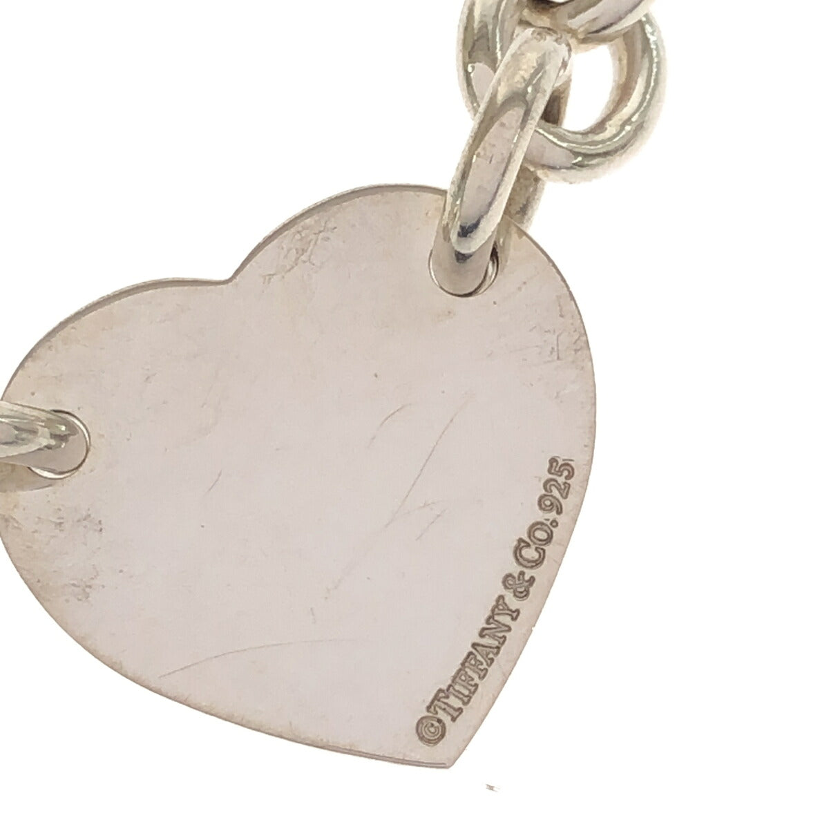 TIFFANY&Co. Return To Tiffany Heart Silver 925 Bracelet Size 18.5CM