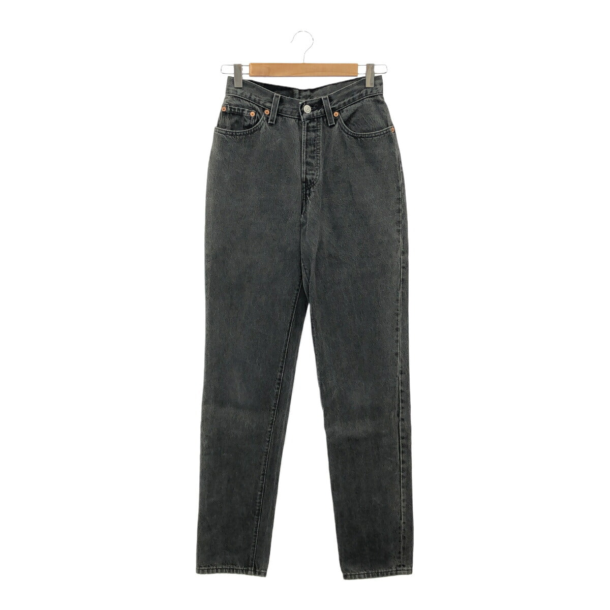 LEVI'S 90s Vintage Overdyed Black Denim Jeans Size W24