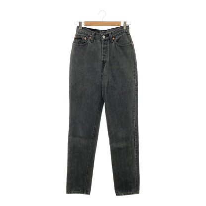 LEVI'S 90s Vintage Overdyed Black Denim Jeans Size W24