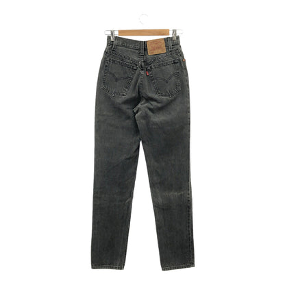 LEVI'S 90s Vintage Overdyed Black Denim Jeans Size W24