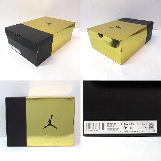 NIKE AIR JORDAN 6 Retro SE "DMP" Black 27.5cm Sneakers Size 27.5cm