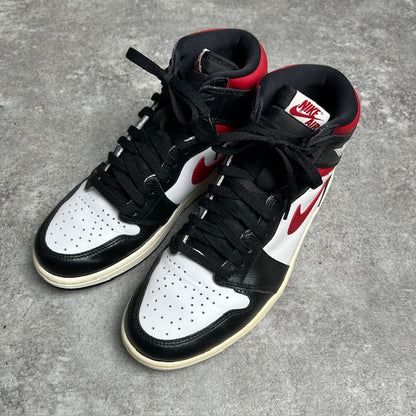 Nike Air Jordan 1 Retro High Black Toe Sneakers Size 27cm