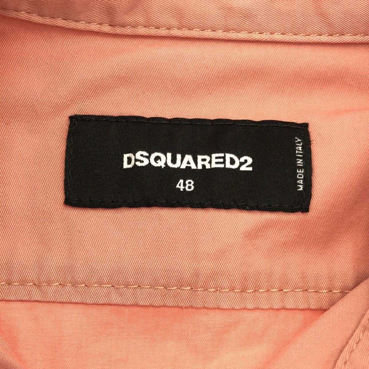 Dsquared2 Pink Patches 20SS Long-Sleeve Shirt Size 48