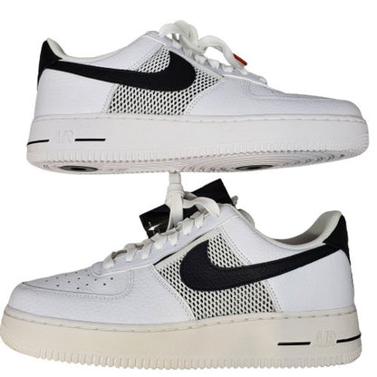 NIKE Air Force 1 Low '07 LV8 White Black Sneakers Size 27.5