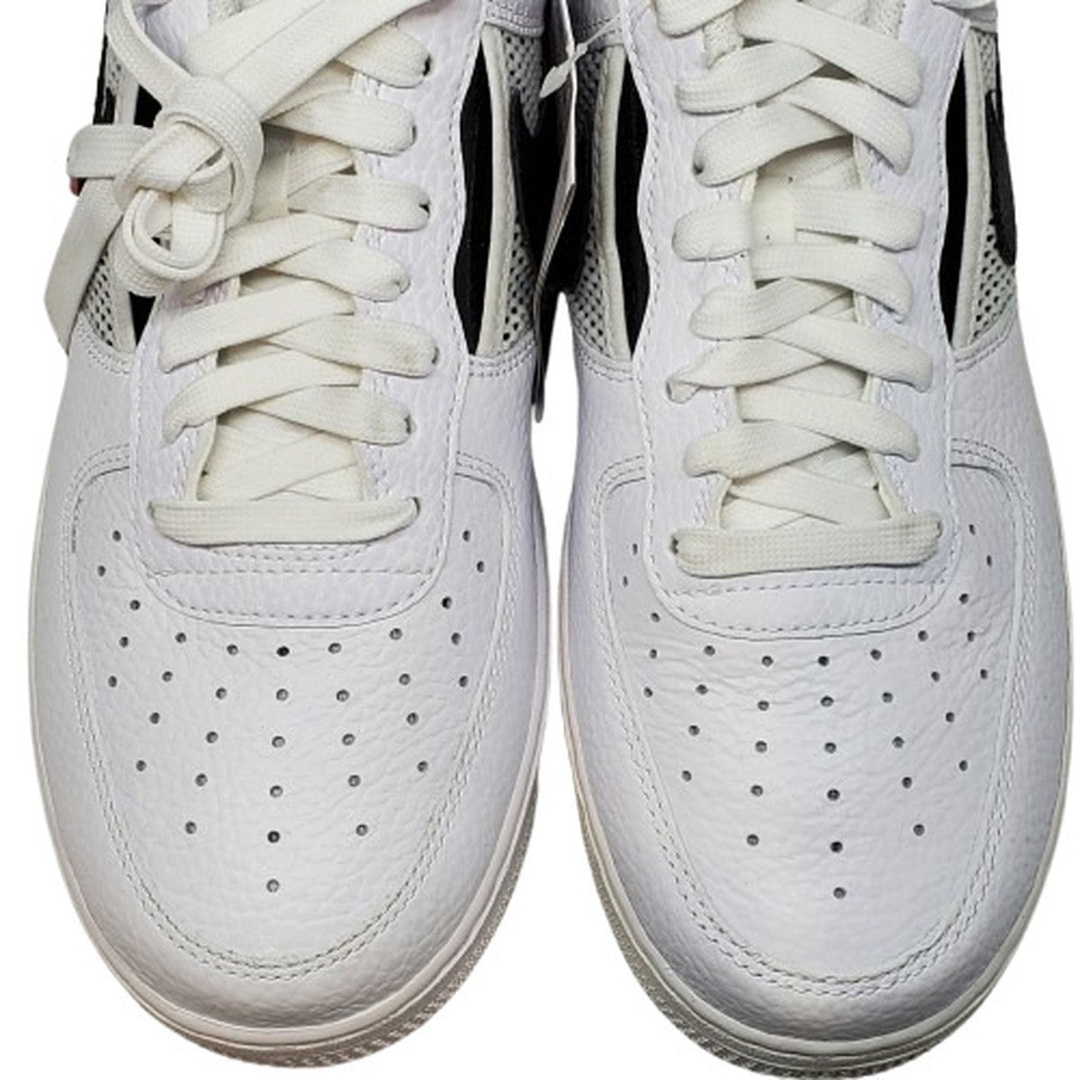 NIKE Air Force 1 Low '07 LV8 White Black Sneakers Size 27.5