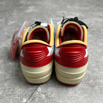 NIKE Off-White Air Jordan 2 Low Top Sneakers White Size 25.0