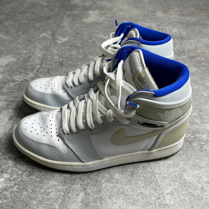 Nike Air Jordan 1 High Zoom Comfort White Sneakers Size 27cm