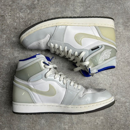 Nike Air Jordan 1 High Zoom Comfort White Sneakers Size 27cm