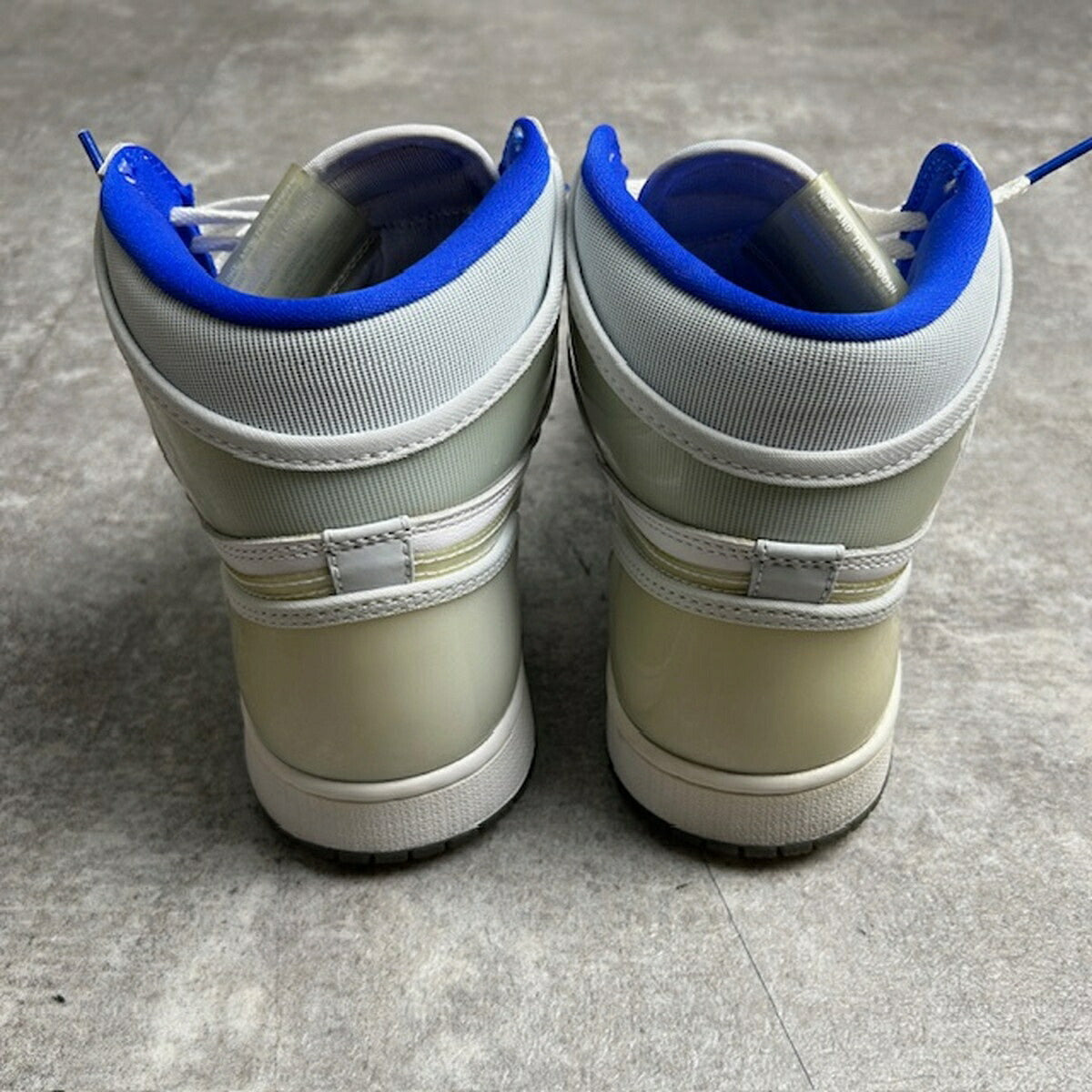 Nike Air Jordan 1 High Zoom Comfort White Sneakers Size 27cm