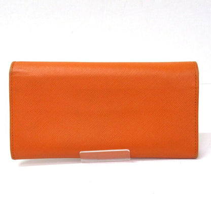 Salvatore Ferragamo Gancini Wallet Orange Size ONE SIZE