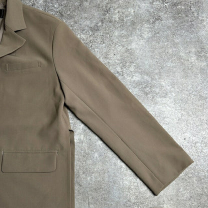 NOBLE Polyester Tailored Blazer Beige Size 38