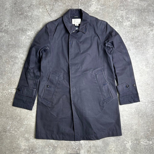 nanamica Navy GORE-TEX Balmacan Coat Made in Japan Size S