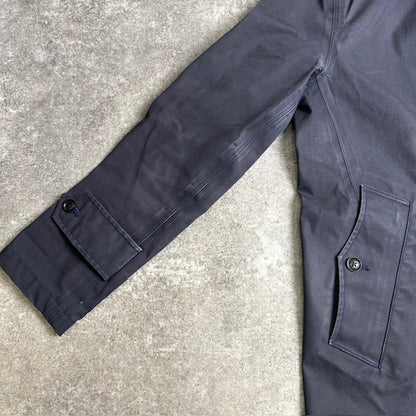 nanamica Navy GORE-TEX Balmacan Coat Made in Japan Size S