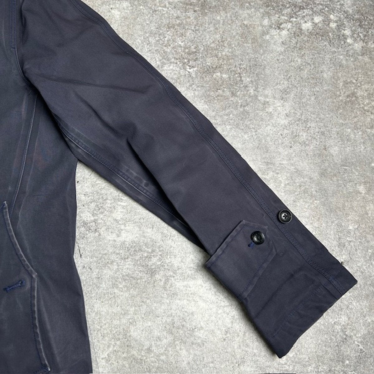 nanamica Navy GORE-TEX Balmacan Coat Made in Japan Size S