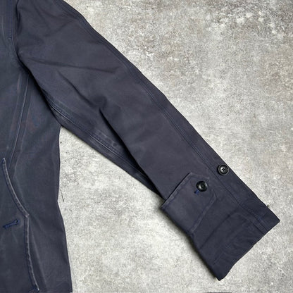 nanamica Navy GORE-TEX Balmacan Coat Made in Japan Size S