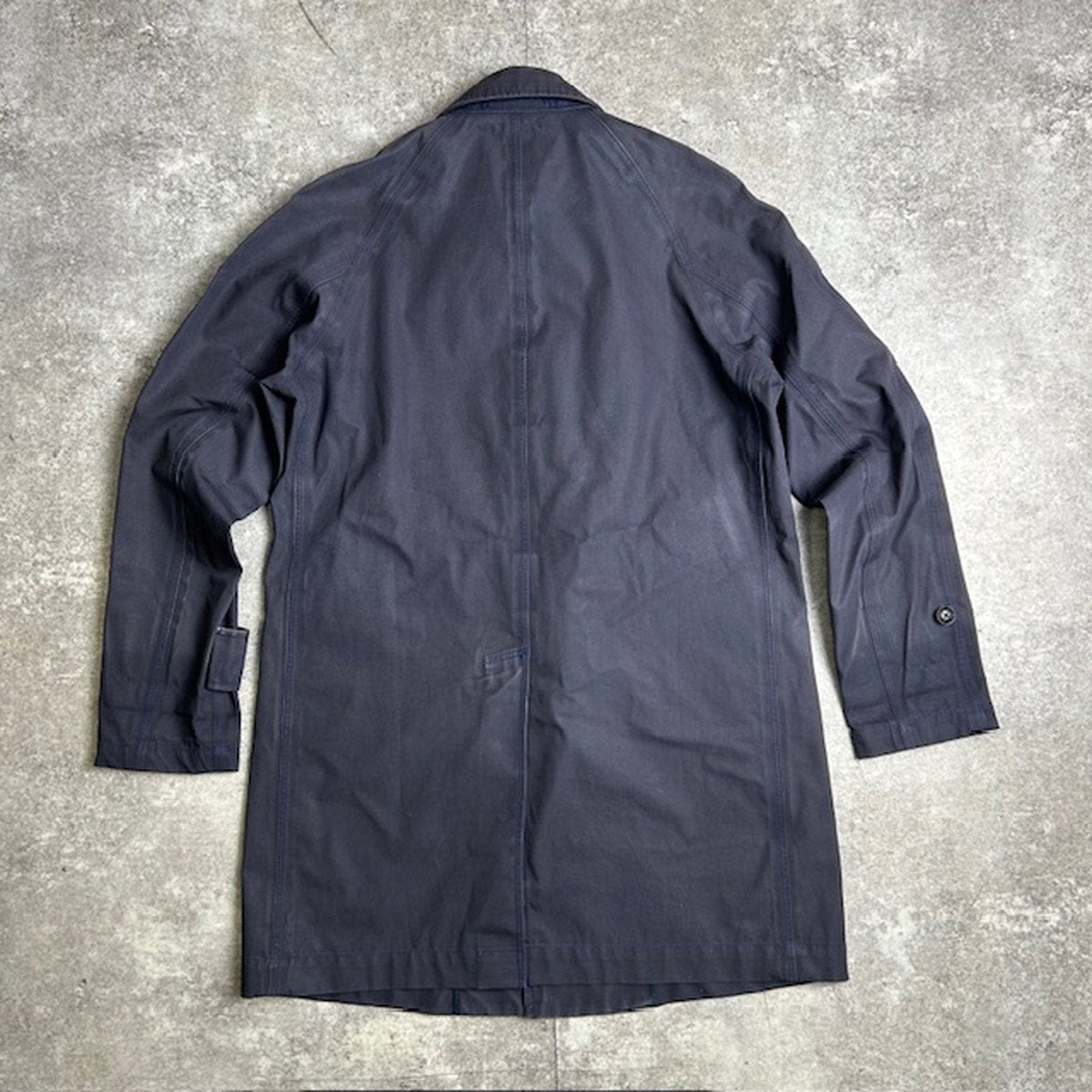 nanamica Navy GORE-TEX Balmacan Coat Made in Japan Size S