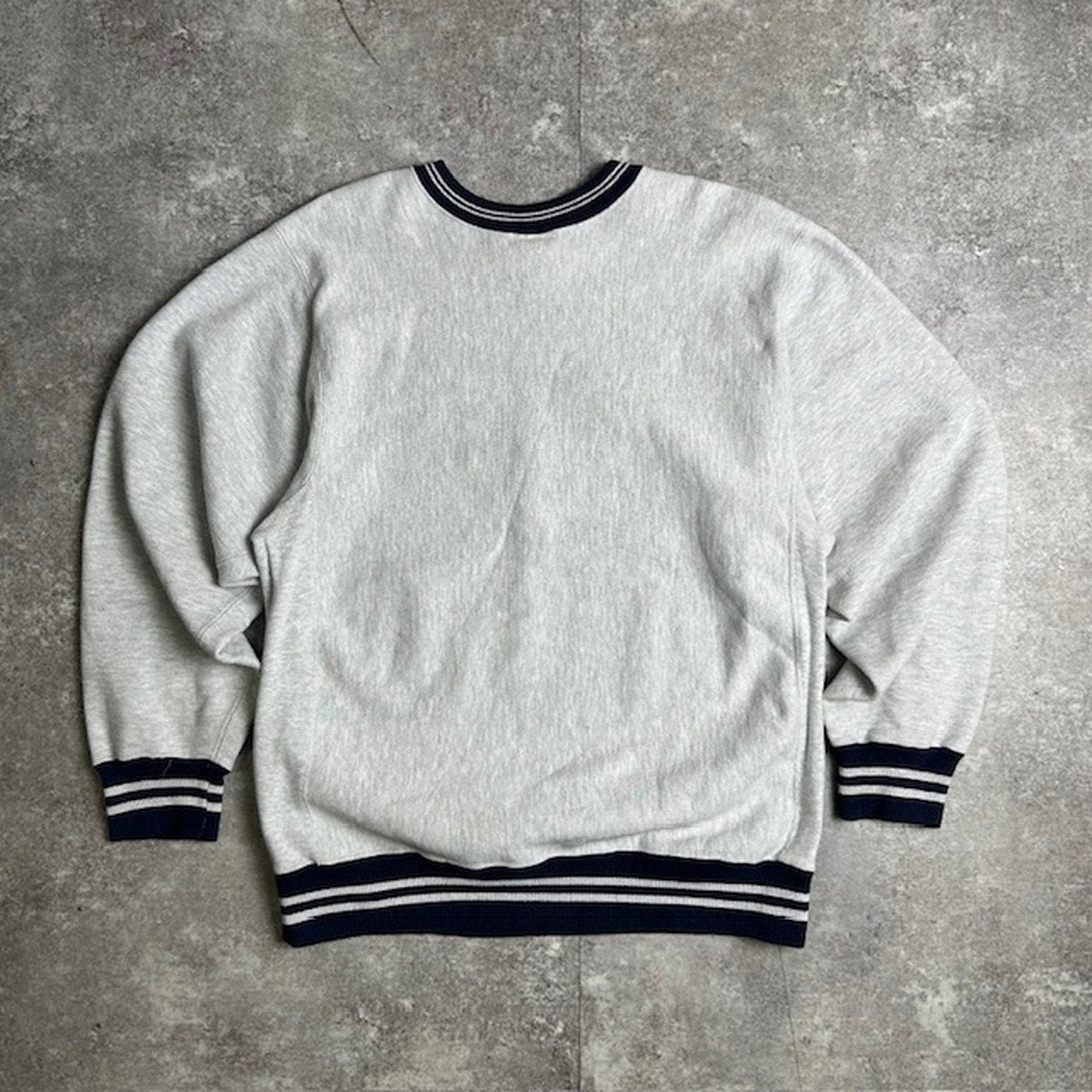 Champion Reverse Weave 90s Script Sweatshirt Gray Size XL