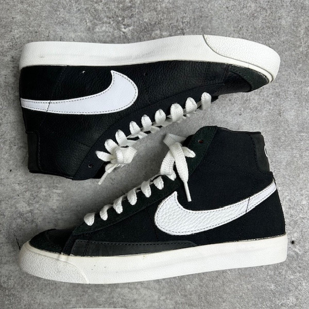 Nike Blazer Mid 77 Vintage Slam Jam Black Sneakers Size 27cm