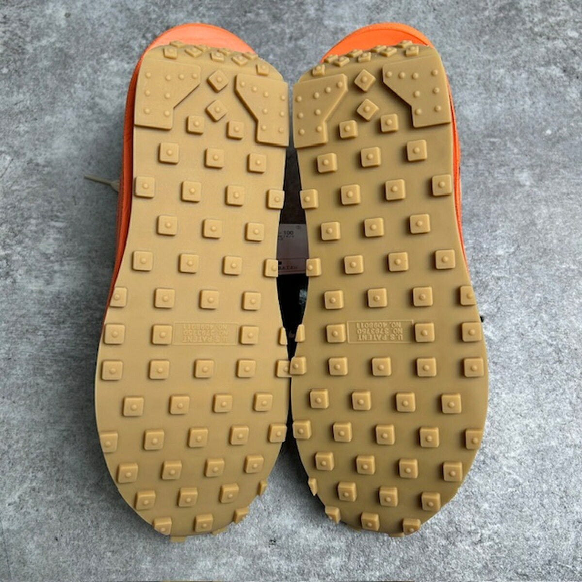 NIKE CLOT x sacai LD Waffle Orange Blaze Sneakers Size 26cm