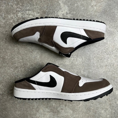 NIKE GOLF AIR JORDAN MULE Brown/White Sandals Size 26.5