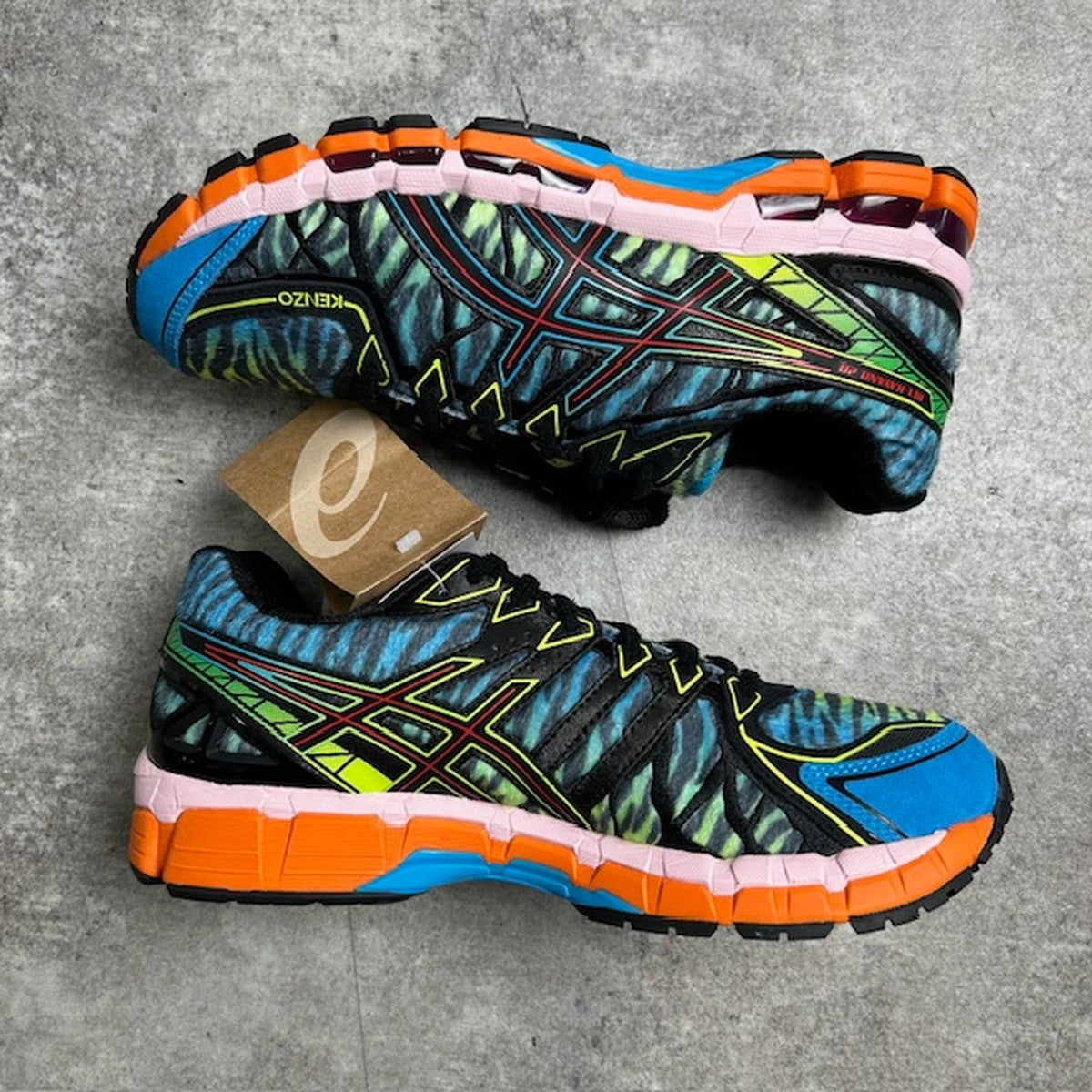 ASICS x Kenzo GEL-Kayano 20 Fur Sneakers Multi Size 28.0