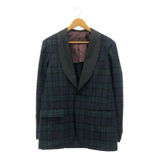 Vintage 18AW Blackwatch Wool Cupro Dinner Jacket Size 50