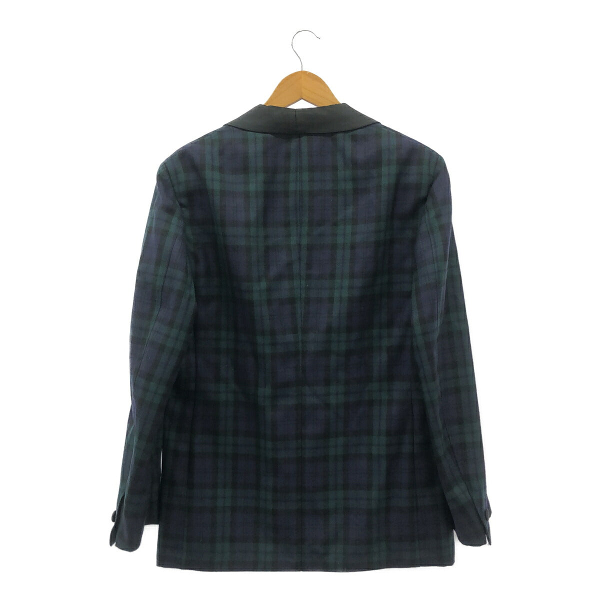 Vintage 18AW Blackwatch Wool Cupro Dinner Jacket Size 50