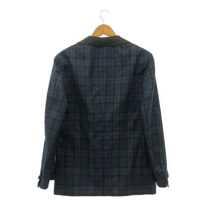 Vintage 18AW Blackwatch Wool Cupro Dinner Jacket Size 50