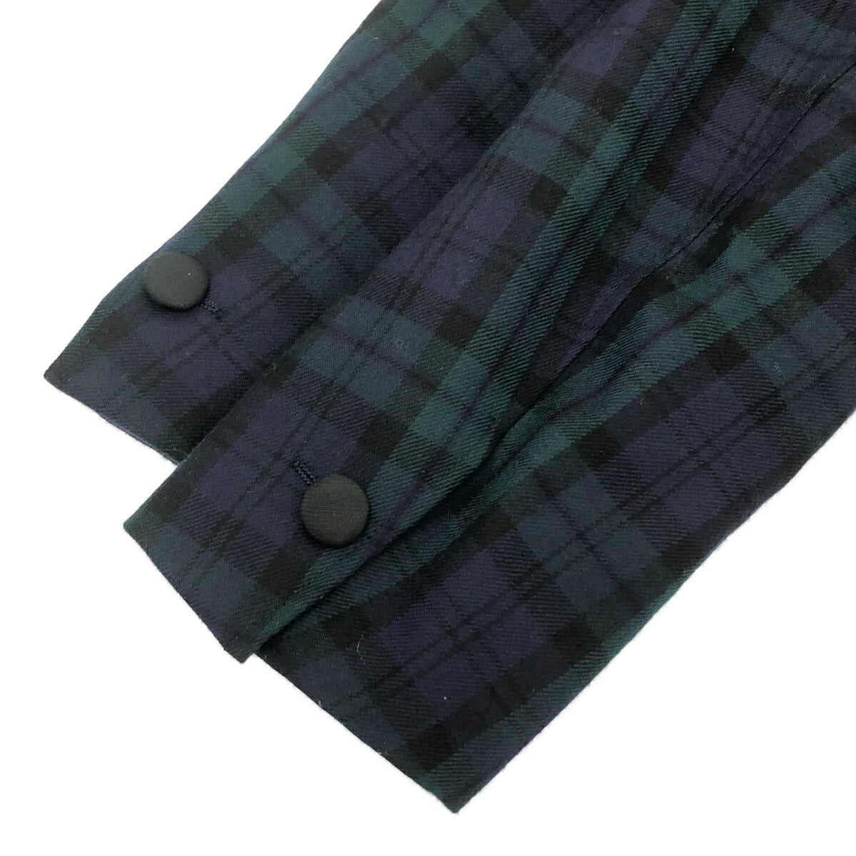 Vintage 18AW Blackwatch Wool Cupro Dinner Jacket Size 50