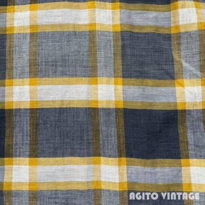 SPORTOP 50s Cotton Check Open Collar Shirt Multi Size M