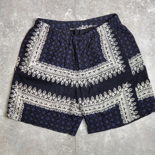 Vintage COOTIE Bandana Print Rayon Easy Shorts Size L