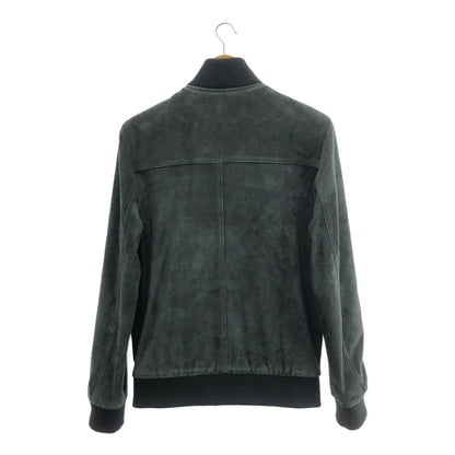 VALSTARINO Valstar Goat Suede Blouson Blue Italian Size 48