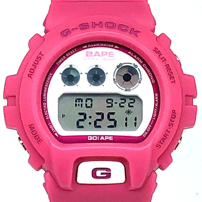 G-SHOCK BAPE APE HEAD EL Collab Watch Pink Size ONE SIZE