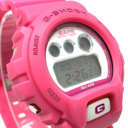 G-SHOCK BAPE APE HEAD EL Collab Watch Pink Size ONE SIZE