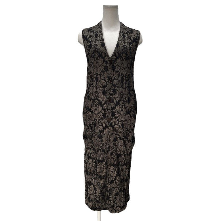 COMME des GARCONS 93SS Flower Damask Sleeveless Coat Size S