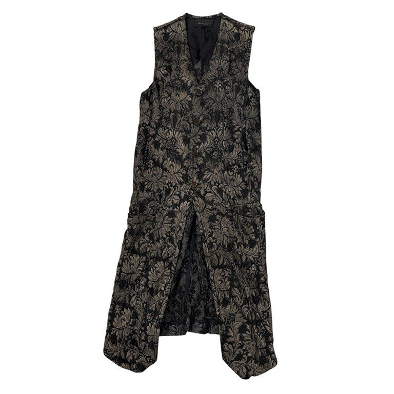 COMME des GARCONS 93SS Flower Damask Sleeveless Coat Size S
